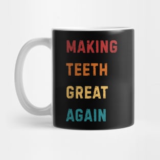 Making Teeth Great Again 4th Of July America USA Mug